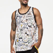 Zumba X Peanuts Men's Basketball Tank Wear It Out White