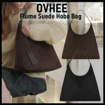 【OVHEE】 Flume Suede Hobo Bag オヴェイ ショルダーバッグ