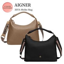 【AIGNER】ZITA Hobo Bag／ショルダーバッグ