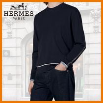 【上質な素材が肌に優しく包み込む♪】HERMES コットンセーター