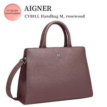 【AIGNER】CYBILL Handbag M, rosewood／ハンドバッグ