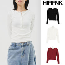 【HI FI FNK】(W) Studio Button Round Top