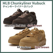 【MLB】チャンキーライナーヌバック Chunky liner Nubuck BO/NY