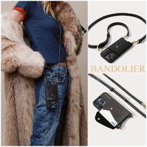 【BANDOLIER】DONNA iPhone Gray Crocケース(16 SERIES! OK)