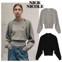 [NICK&NICOLE] NICOLE BOLERO KNIT SET UP