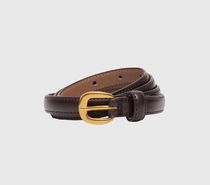 【GENERAL IDEA】レディース Real Leather Classic Belt - Brown