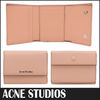 Acne Studios 折りたたみ財布 ☆送料関税込☆Acne Studios ロゴ 3つ折り レザーウォレット☆