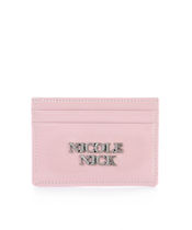 NICK&NICOLE VINTAGE LEATHER SOFT CARD WALLETPINK NWH4AC002PK