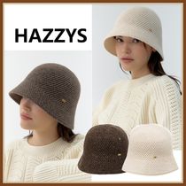 大人気/ギフトok◆HAZZYS◆ウール混紡バケットハット帽子