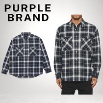 【PURPLE BRAND】チェックシャツ