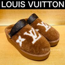 【LV SKI/すぐ届く/もこもこ暖か♪】Louis Vuitton クロッグ