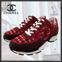 【冬素材♪】CHANEL チェック柄 スニーカー