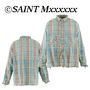 Saint Mxxxxxx シャツ SAINT Mxxxxxx　LM_FLANNEL SHIRT 長袖フランネルシャツ