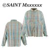 Saint Mxxxxxx シャツ SAINT Mxxxxxx　LM_FLANNEL SHIRT 長袖フランネルシャツ