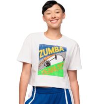 Zumba ズンバ X Peanuts スヌーピー クロップ丈 Tシャツ