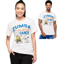 Zumba ズンバ X Peanuts スヌーピー クルーネック Tシャツ 白