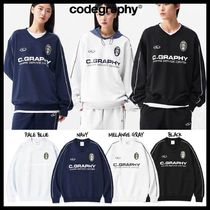 ●CODEGRAPHY●24H TRACK V-NECK SWEATSHIRT 男女 人気