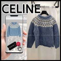 【CELINE】秋冬必須アイテム！lady's クルーネックセーター blue