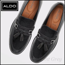 ALDO Men's☆ 上品タッセル♪ 本革レザーMIX・ドレスローファー