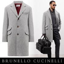 BRUNELLO CUCINELLI カシミア シングル チェスターコート