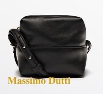 ☆日本未入荷*Massimo Dutti*ナッパレザーキューブ2WAYバッグ/BL