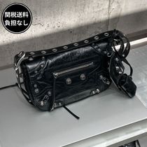 BALENCIAGA Le Cagole Xs フラップバッグ レザー 黒 関税送料込