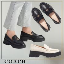 Coach*トレンド*ロゴ*レザー*カジュアル*フォーマル /ローファー