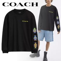 国内発送『COACH』コズミック コーチ ロング スリーブ Tシャツ