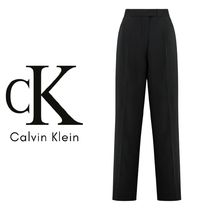 【Calvin Klein】Soft Crepe Pleated Trousers(関税込み）