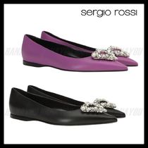 【Sergio Rossi 】SR ゴディバ プレシャス バレリーナフラット