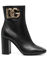 【DOLCE & GABBANA・ドルチェ&ガッバーナ】 HEEL ANKLE BOOTS