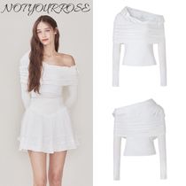 【韓国 Not your rose ノットユアローズ】Lily top (Ivory)