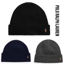 送料関税込み☆ POLO RALPH LAUREN ロゴ ニットキャップ