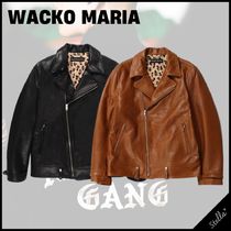 完売前に■WACKO MARIA■DOUBLE RIDERS LEATHER JACKET BLACK