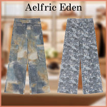 【Aelfric Eden】グラフィック マルチポケット カーゴパンツ