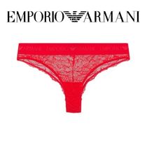 EMPORIO ARMANI Women's Big Logo Banding Brazilian Briefs 082