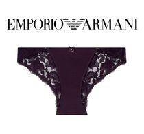 EMPORIO ARMANI Women's Ring Connection Flower Mesh Briefs Da