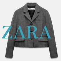 【ZARA】ZWコレクション クロップドブレザー 7522/257