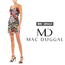 Mac Duggal ☆フローラル ミディ ドレス