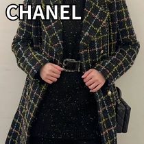 《24K》 CHANEL コート ウール ツイード