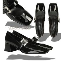 クリスタル煌めく★Sergio Rossi★sr Twenty Buckle Pumps black