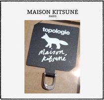 ★MAISON KITSUNE★フォン ストラップ アダプター 携帯 ブラック