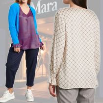 DT MaxMara ★ ビスコース Vネック トップ FASTIGIO 2色