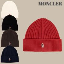 関税負担なし★★希少★【MONCLER】GRENOBLE ロゴ リブ ビーニー