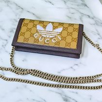 《GUCCI》GUCCI x adidas チェーン財布ミニ クロスバッグ