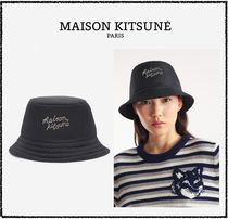 ★MAISON KITSUNE★ パファー バケット ハット 帽子 ブラック