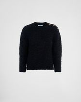 【日本入手困難】Boucle mohair crew-neck sweater