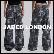 【日本未入荷★】*JADED LONDON* WashedBlack Trooper CamoCargo