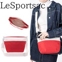 ■LeSportsac■SMALL BUCKET BAG ロージーレッド/サンドバー