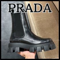 【PRADA】お洒落☆men's モノリス サイドゴアブーツ(42サイズ)